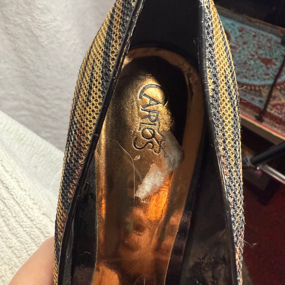 Carlos Santa kitten heels ! Tiger print size 10 - Picture 3 of 6